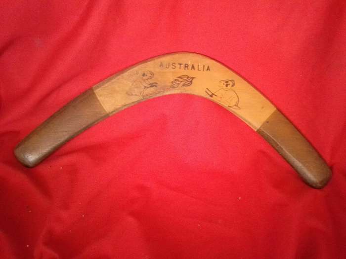 Authentic Retro Australian Boomerang