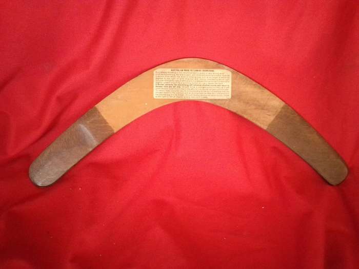 Authentic Retro Australian Boomerang