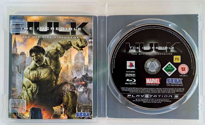 The Incredible Hulk for PS3 Complete Game + Manual (Tested) - Good Condition