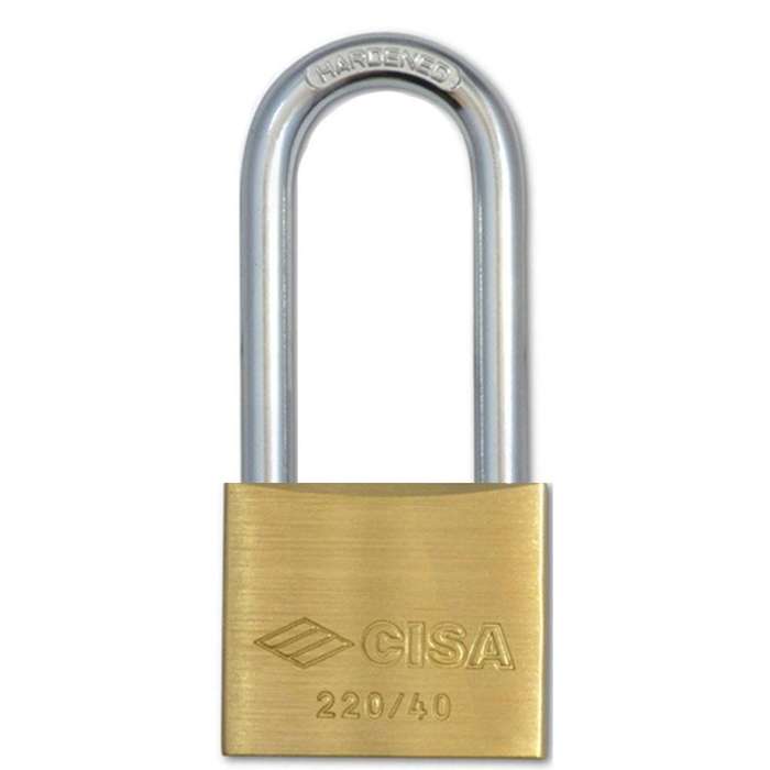 Cisa Padlock Long Shackle 40mm KA