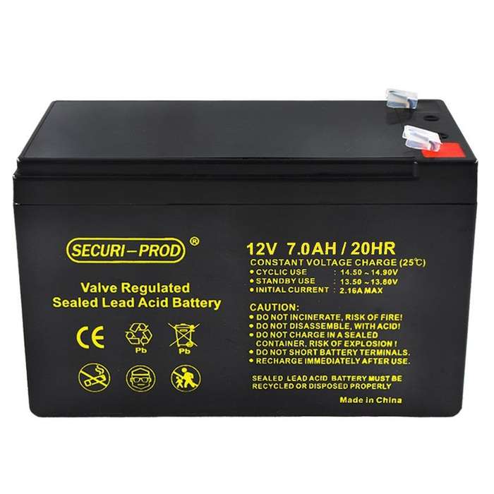 SecuriProd Battery for Backup Power 12V 7AH