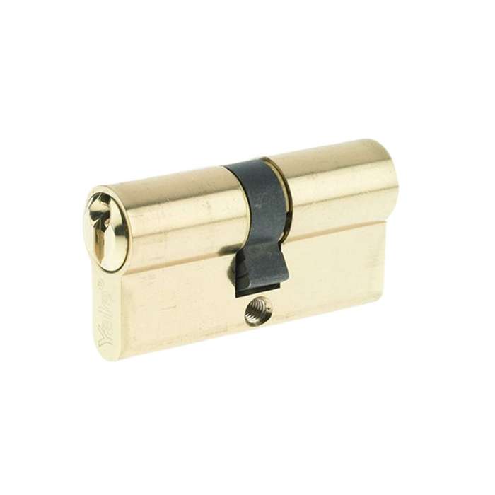 Yale 250 Euro Double Cylinder 64mm Brass