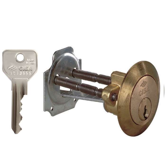 Cisa C2000 Rim Cylinder 5 Pin Brass