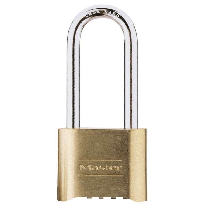 Master Lock Combo Padlock 175D Brass 50mm LS