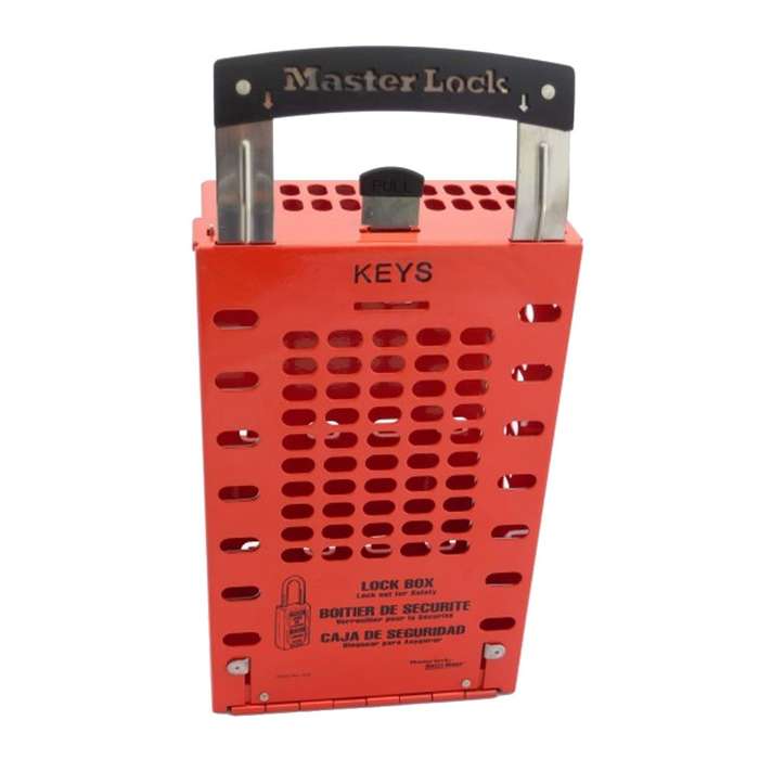 Master Lock Group Lock Box Red