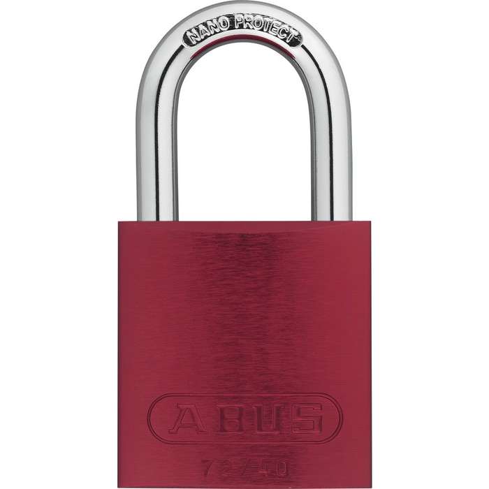 Abus 72/40mm Aluminium Padlock Red KD