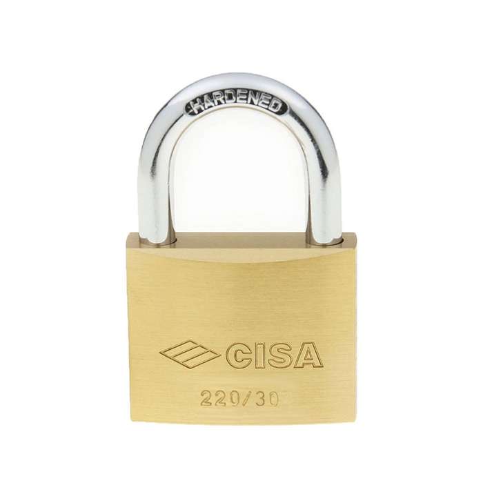 Cisa Brass Padlock 30mm KA