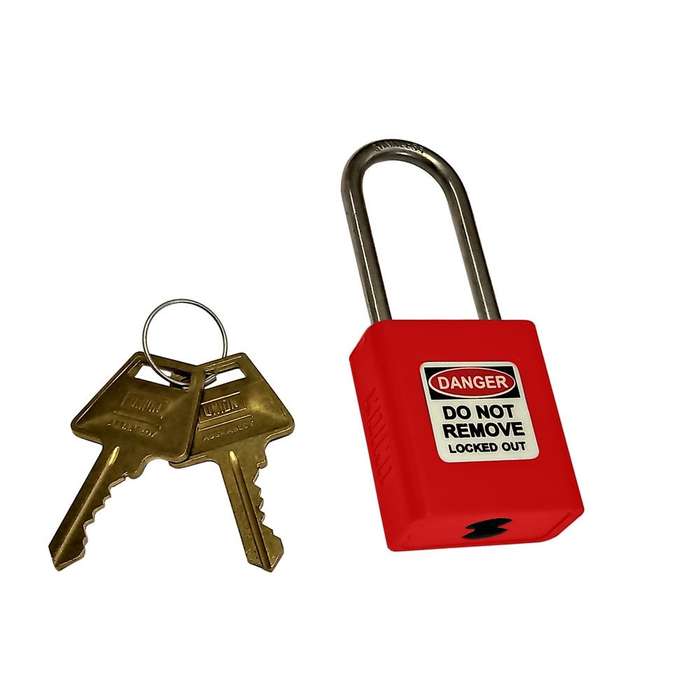 Union Lockout Padlock Red KD