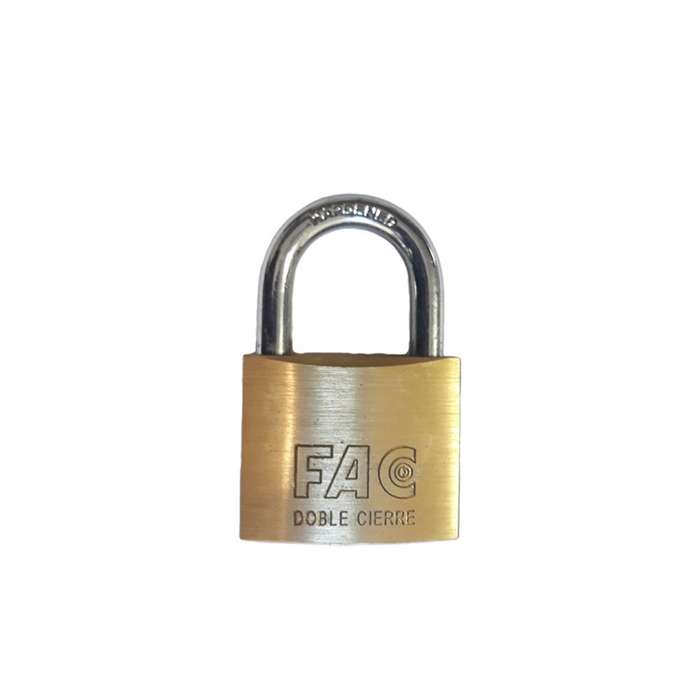 Fortis Brass Padlock 30mm Keyed Alike