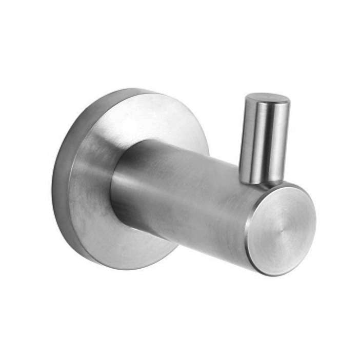 Fortis Stainless Steel Single Robe Hook Satin