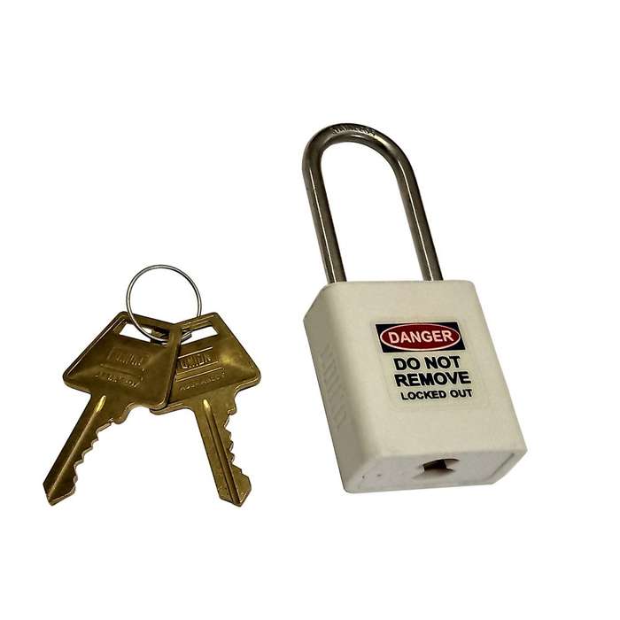 Union Lockout Padlock White KD