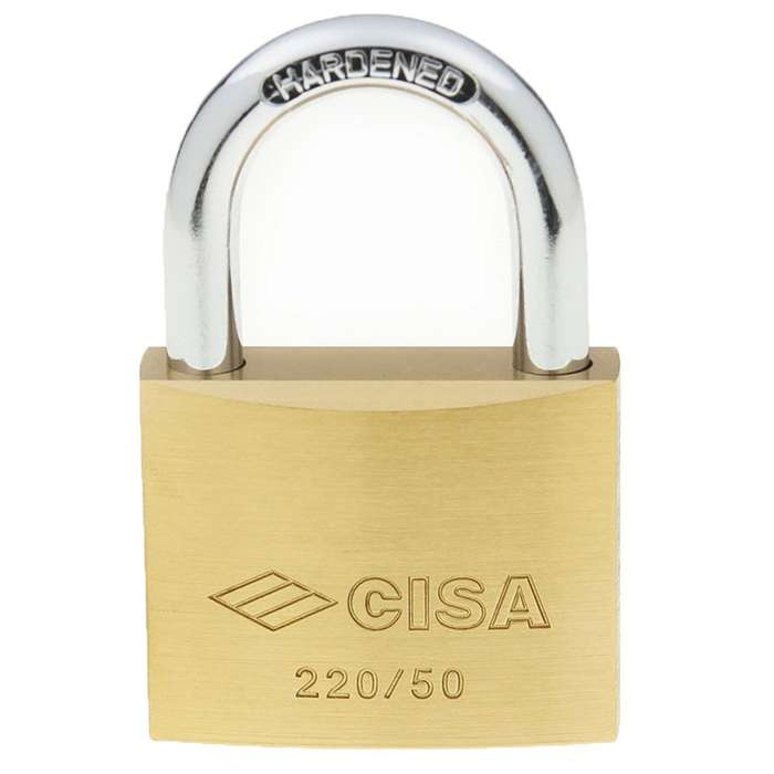 Cisa Brass Padlock 50mm