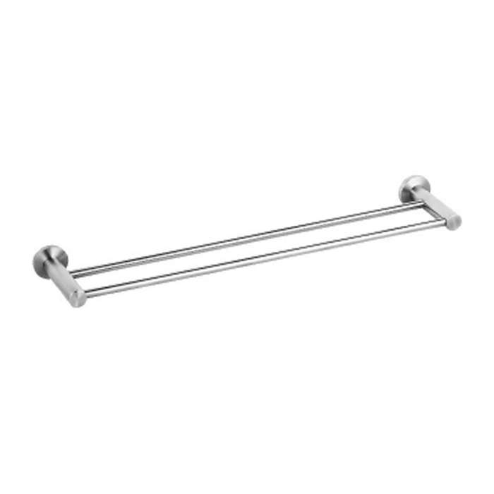 Fortis Stainless Steel Double Towel Rail Satin