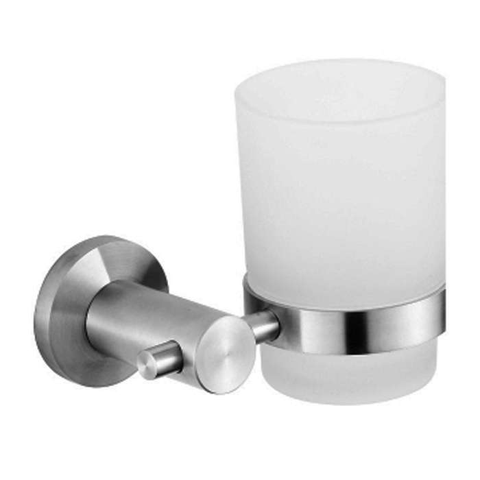 Fortis Stainless Steel Single Tumbler Holder Satin