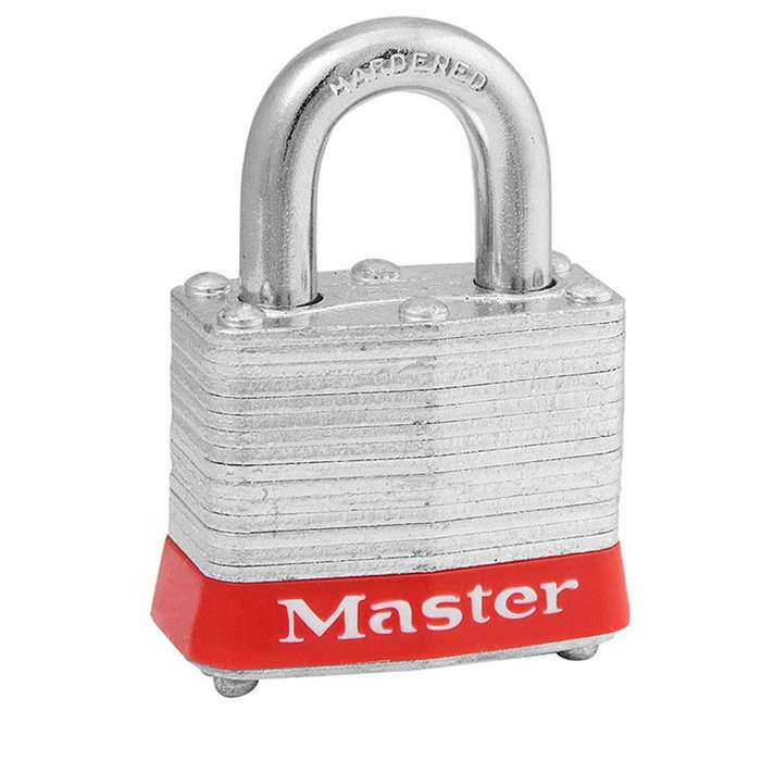 Master Lock Padlock 3KD - Red