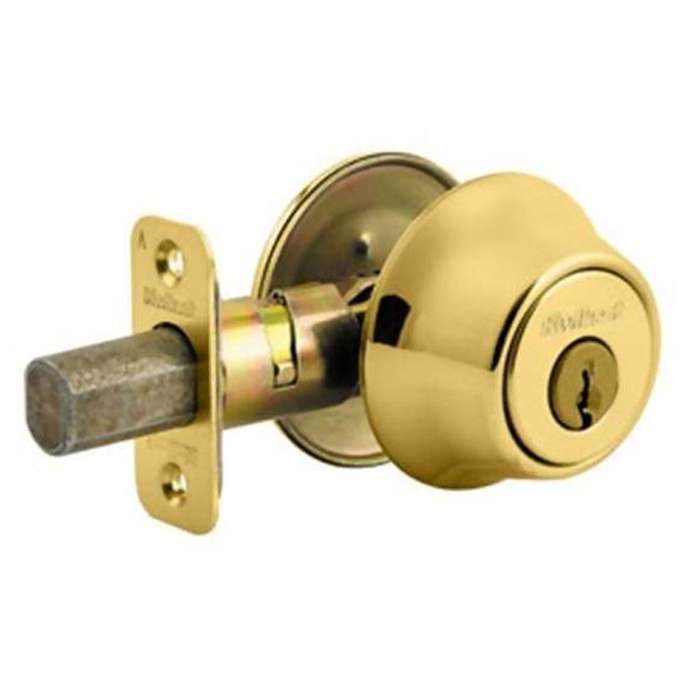 Kwikset Deadbolt 660 Single Cylinder PB