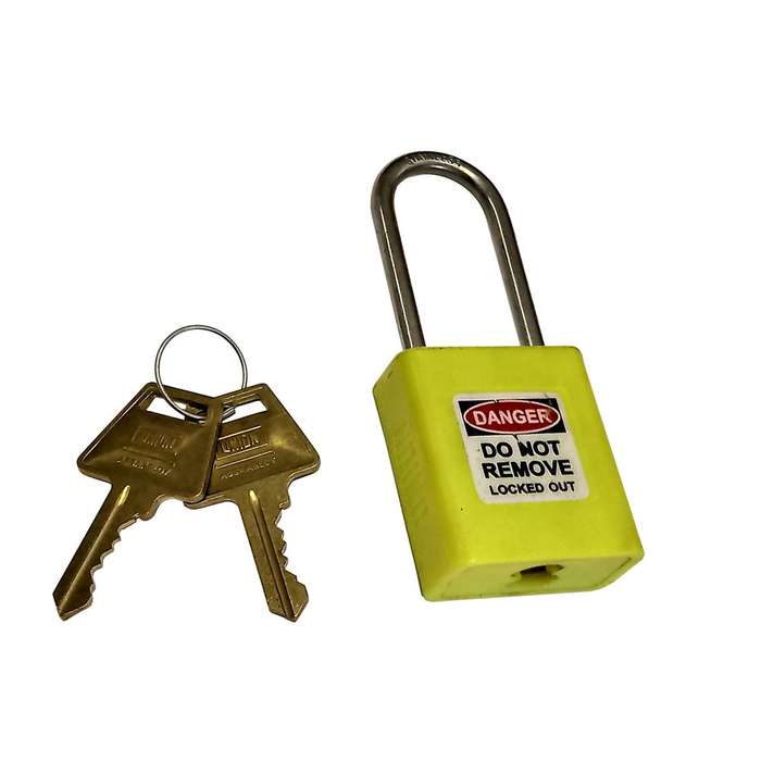 Union Lockout Padlock Yellow KD