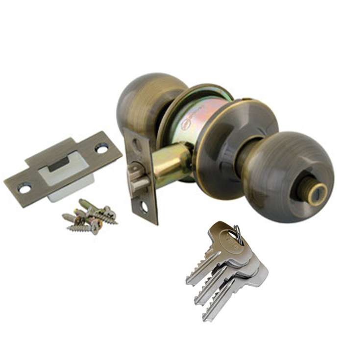 Yale Round Cylindrical Knobset AB