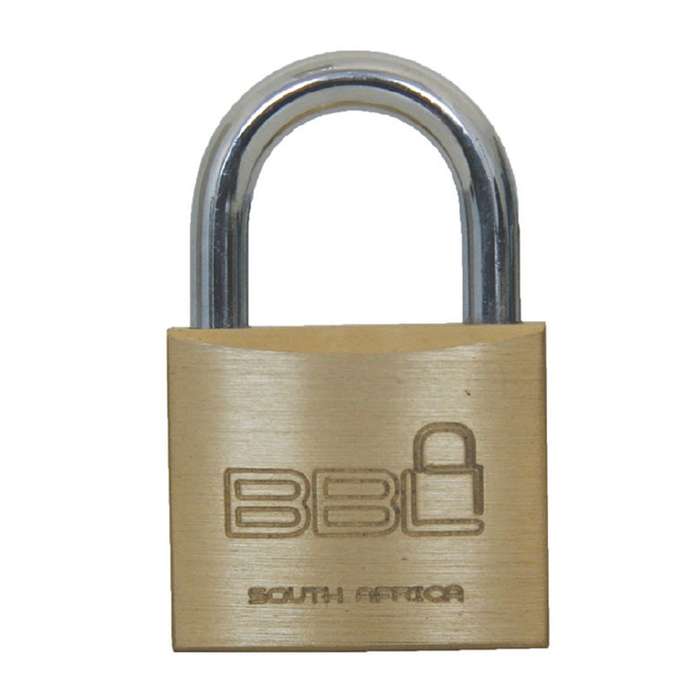BBL Brass Padlock 40mm KA