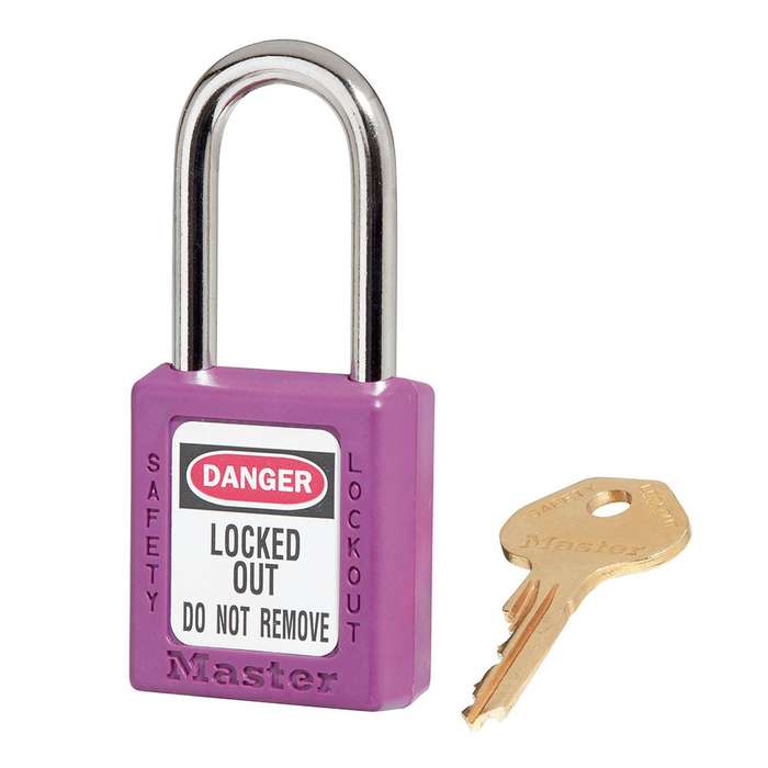 Master Lock Safety Padlock 410 Purple