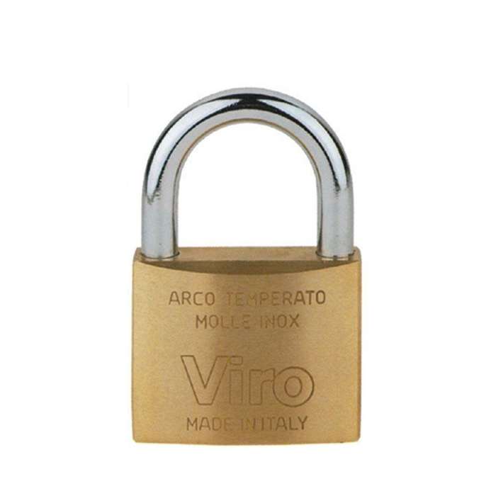 Viro Brass Padlock 40mm Keyed Alike