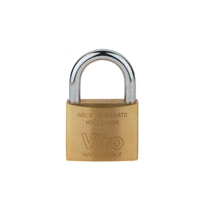 Viro Brass Padlock 25mm Keyd Alike