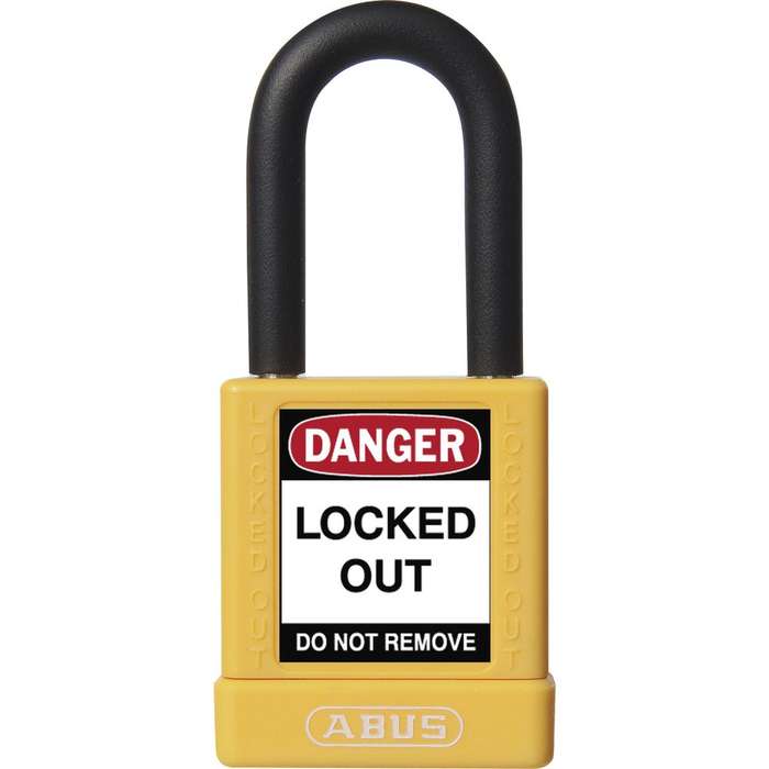 Abus Safety Padlock 74/40 Yellow