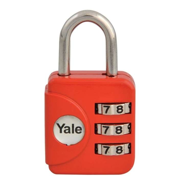 Yale YP1 Combination Padlock Red