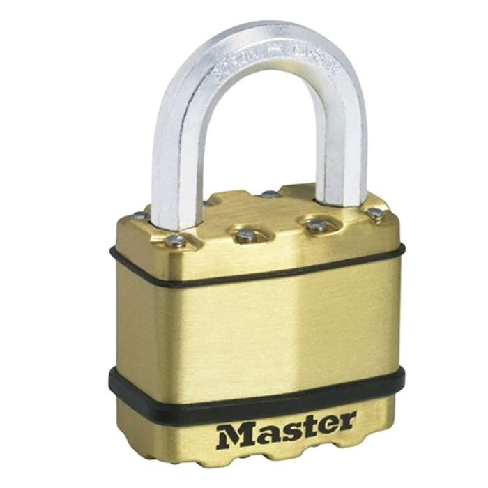 Master Lock Excell Laminated Brass Padlock 50mm