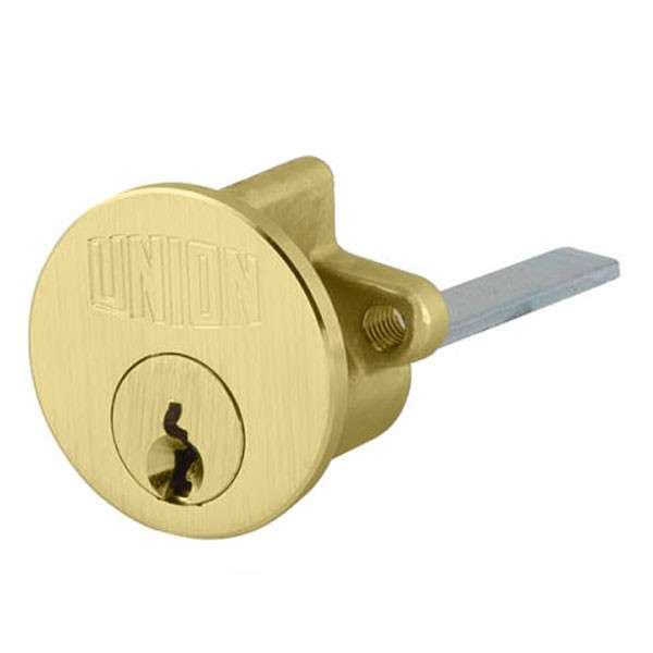 Union Rim Cylinder 1x1 Brass