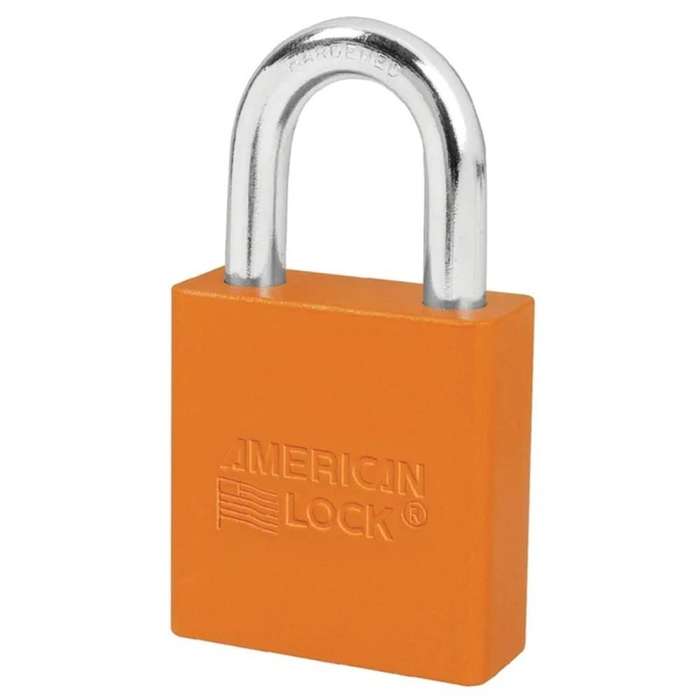 American Lock 1205 Aluminium Padlock Orange