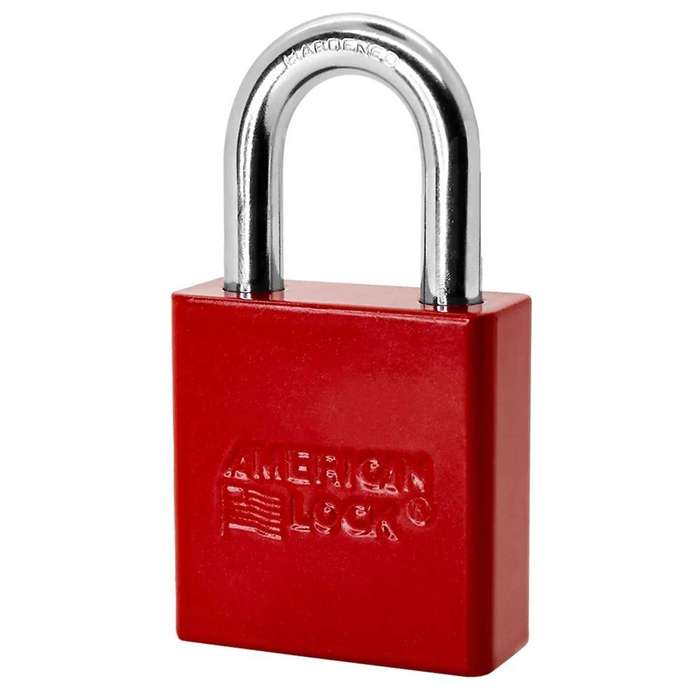 American Lock 1205 Aluminium Padlock Red