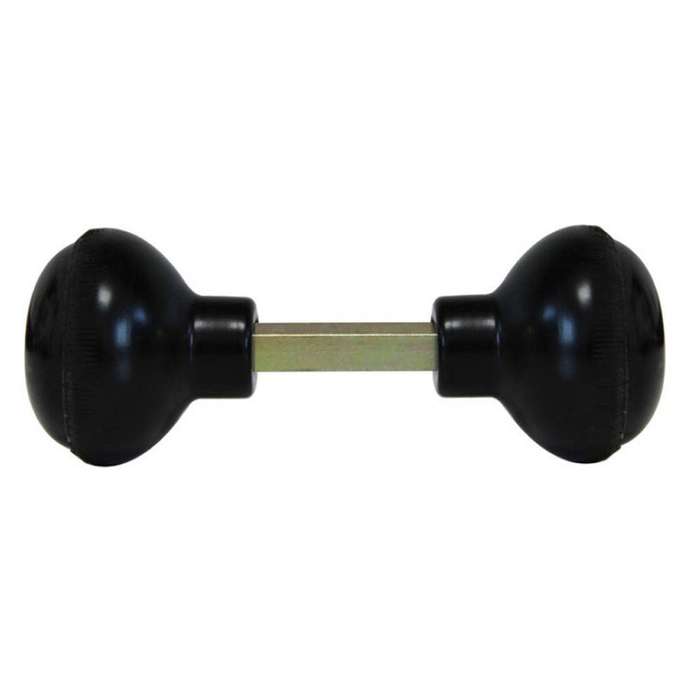 BBL Rim Knob Handles Metal Black