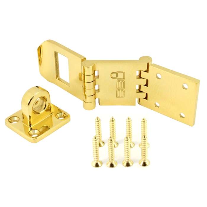Fortis Hasp Heavy Duty Brass