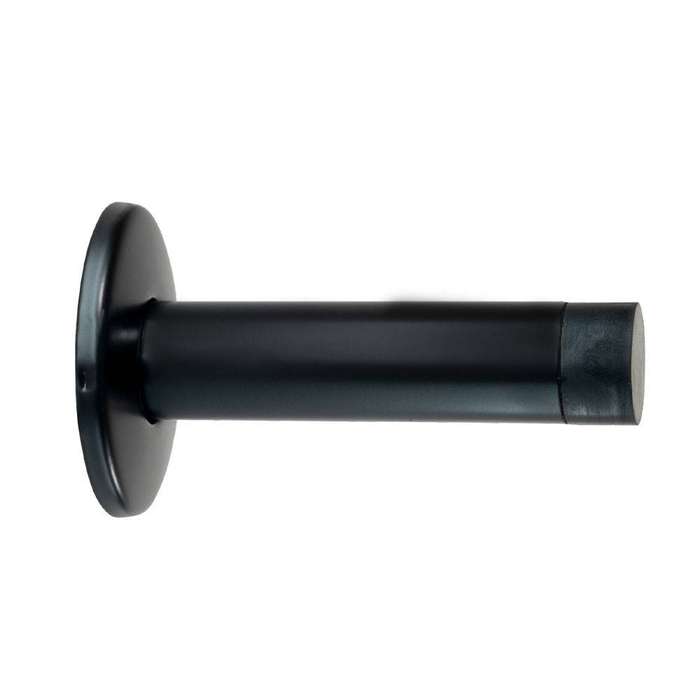 Fortis Wall Mount Door Stop Black