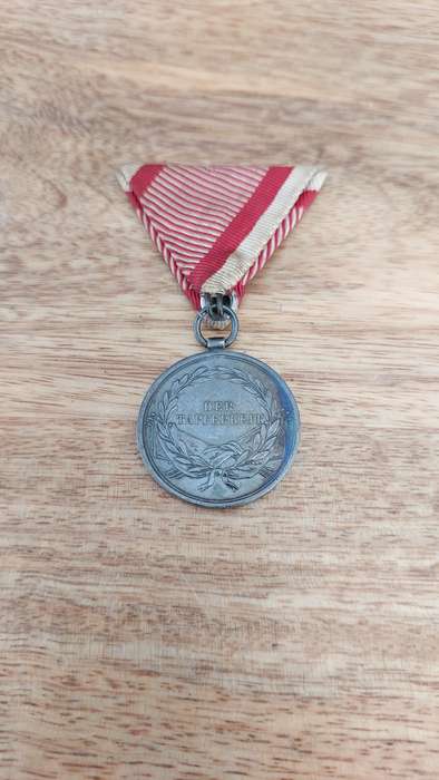 - Austria- Hungary Medal for Bravery (Der Tapferkeit) 1st Class 1864 -