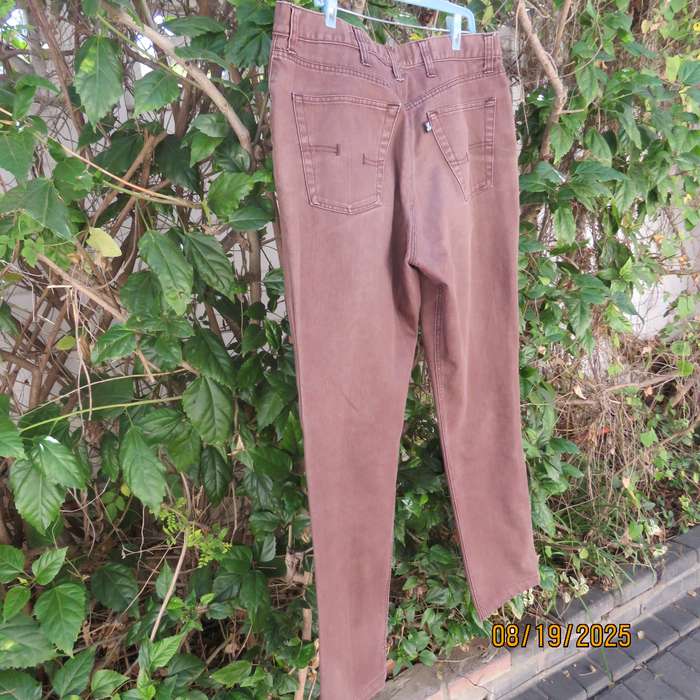 UZZI slim golden brown jeans in size 36. Italian fabric. Used a lot.
