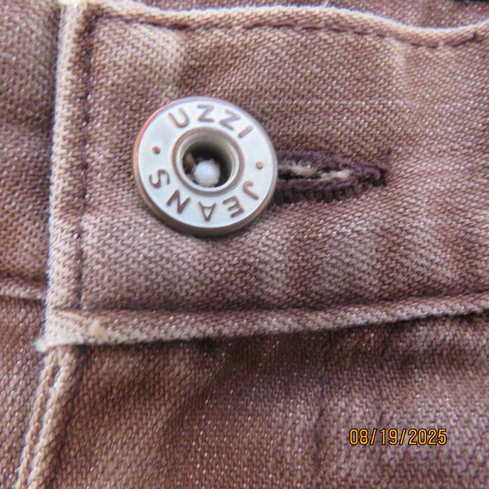 UZZI slim golden brown jeans in size 36. Italian fabric. Used a lot.