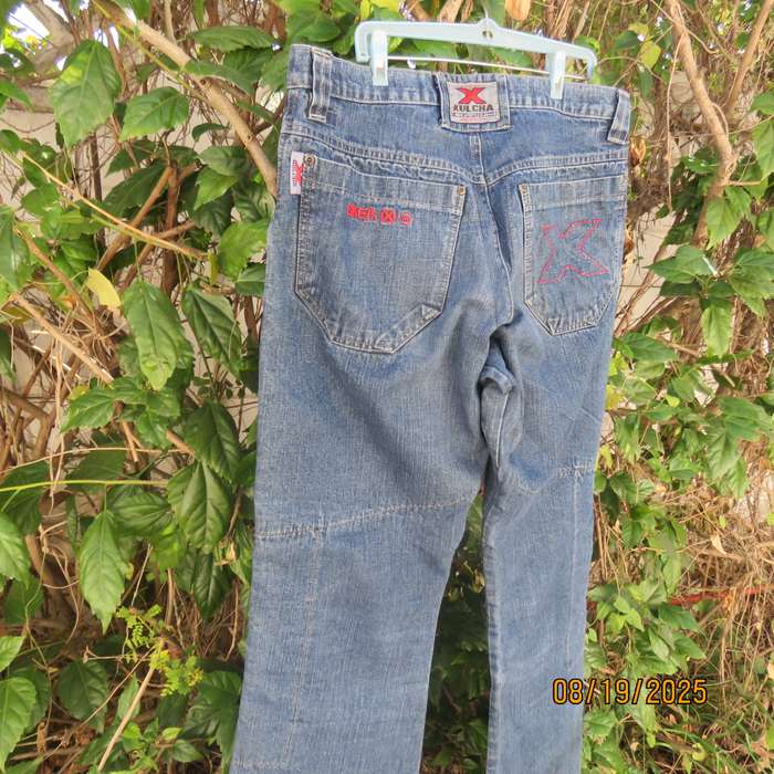 XKULCHA Dakar motorcycle blue denim jeans size 38. For extreme lifestyle.