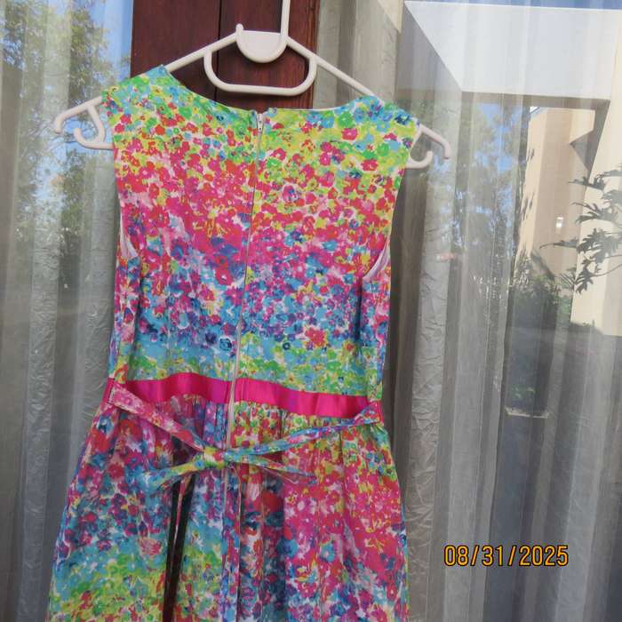 HOTSHOTS colourful floral sleeveless dress for 12 to 13 year old girl.