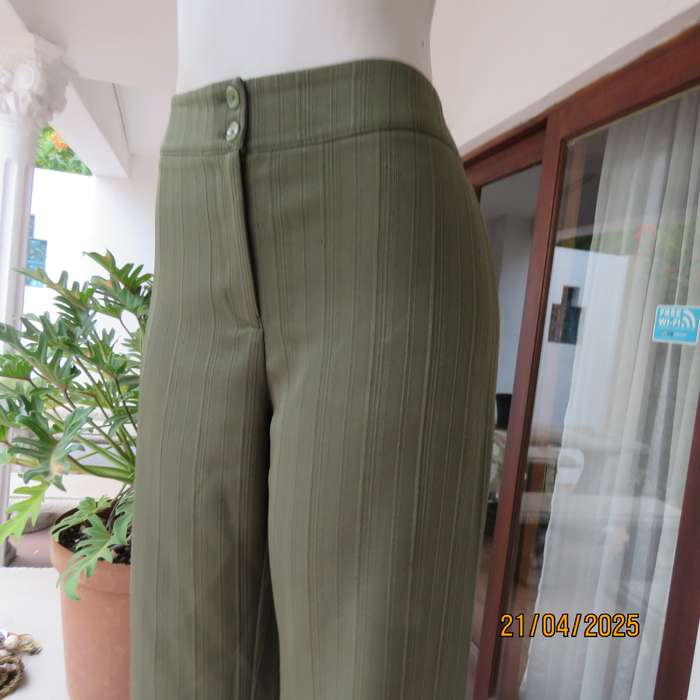 ML Classics olive green straight legged size 36 dress pants. As new