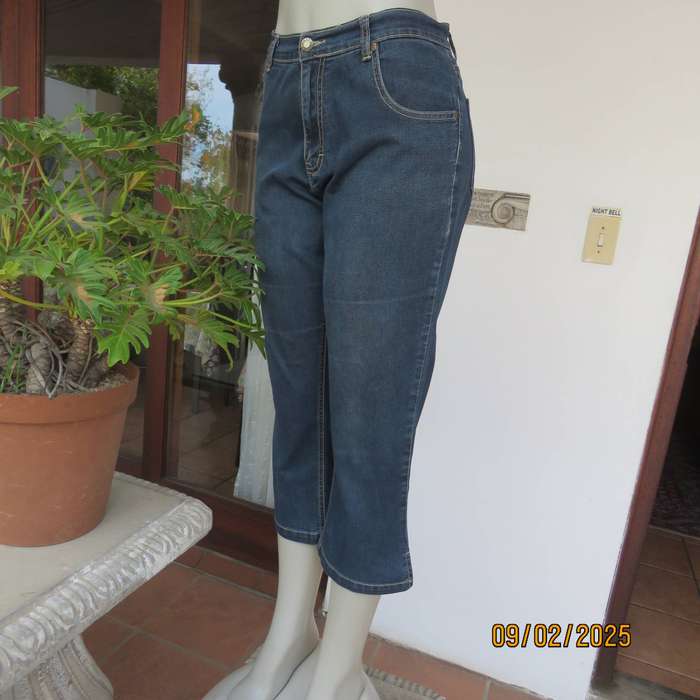 KELSO blue denim ankle jeans in stretch polycotton size 36