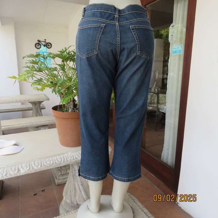 KELSO blue denim ankle jeans in stretch polycotton size 36