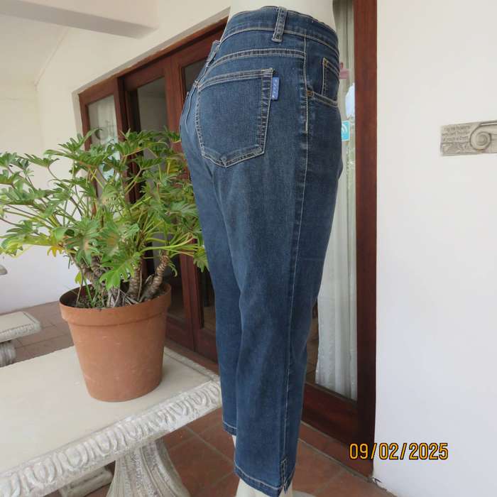 KELSO blue denim ankle jeans in stretch polycotton size 36