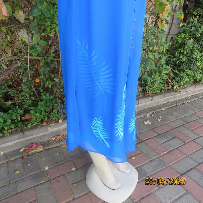 ROMAN original saphire blue 2pc dress-coat ensemble for special occasion. Size 36