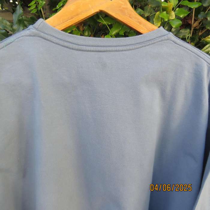 JEEP SPIRIT steel blue cotton short sleeve T shirt size XL. As new