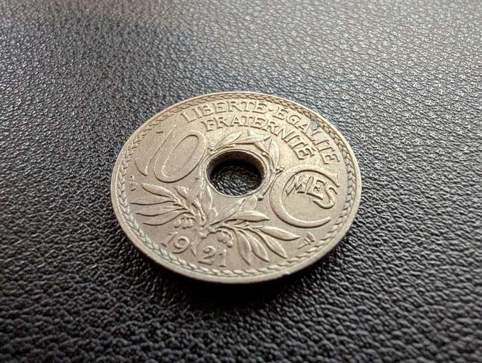 10 Centimes France 1921