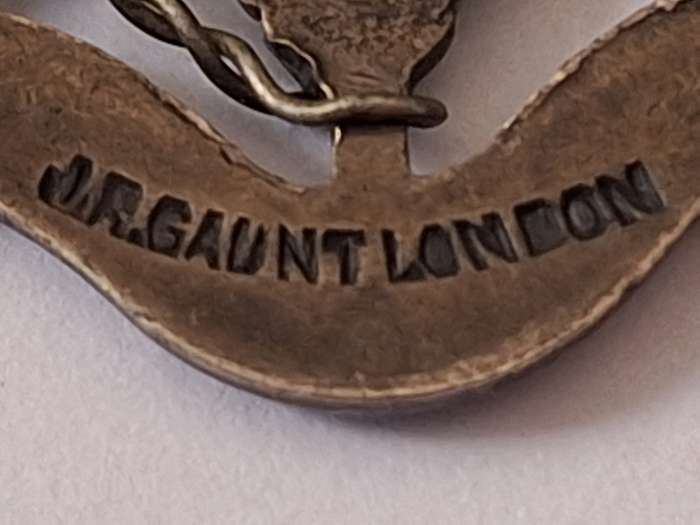 Hallmarked and enamelled Old Coldstreamers Association badge