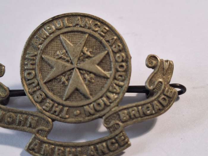 Vintage St Johns Ambulance Brigade badge