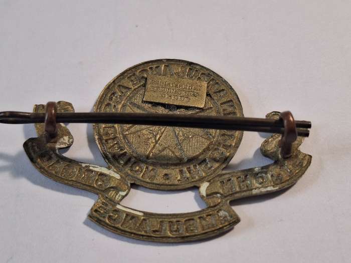 Vintage St Johns Ambulance Brigade badge